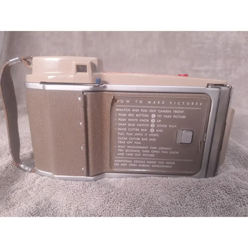 Polaroid 433 Land Camera Tested Working w/ Case Clean Vintage 1960s- Excellent!